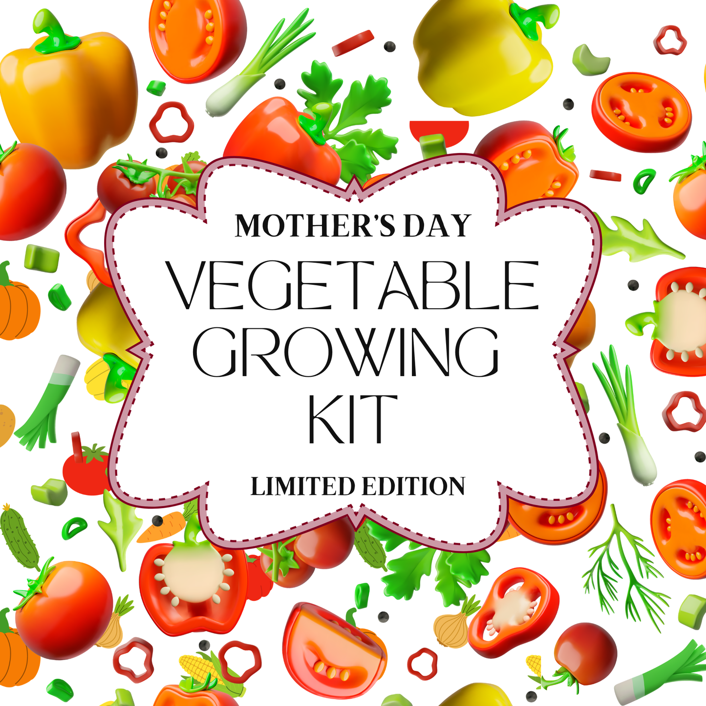Limited Edition Mother's Day Vegetable Seed Growing Kit